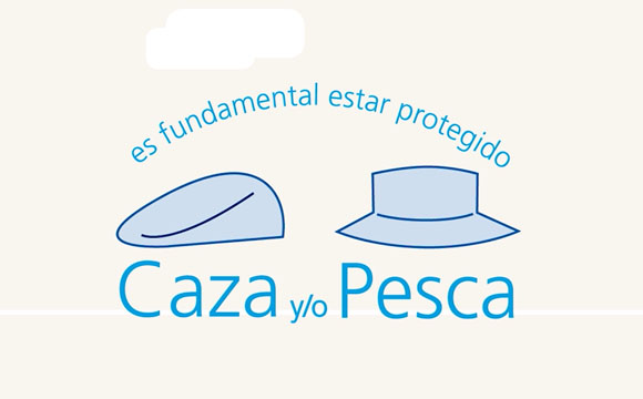 vídeo gráfico presentación del  producto de Caza y Pesca de Zurich Seguros