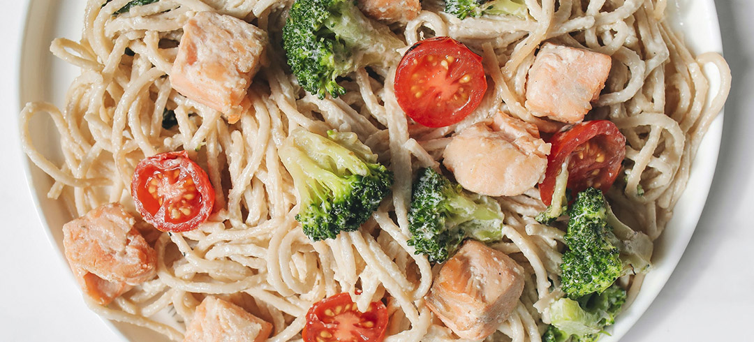 Ensalada de pasta y pescado